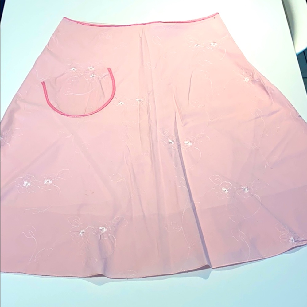 Powder pink garden skirt